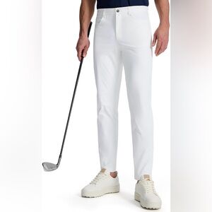 Men's White golf pants